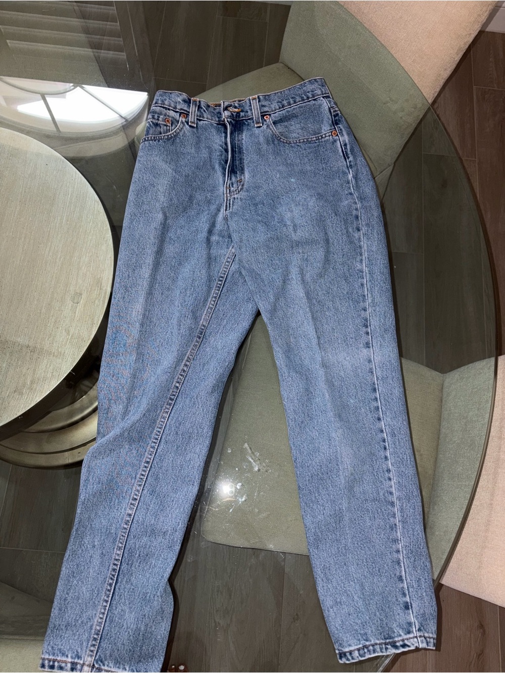 Classic Levi’s Women’s High-Rise Straight Leg Blue Jeans